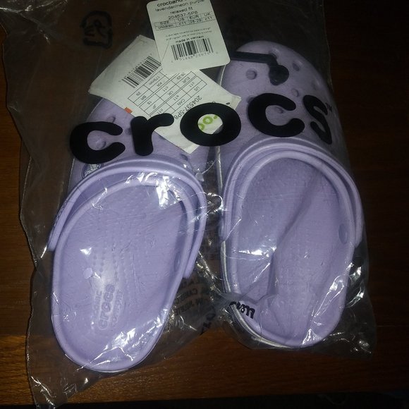 CROCS Other - NWT!! Kids Lavender Pretty Purple Crocs Clogs  Sz c11 Children Youth Little Girl